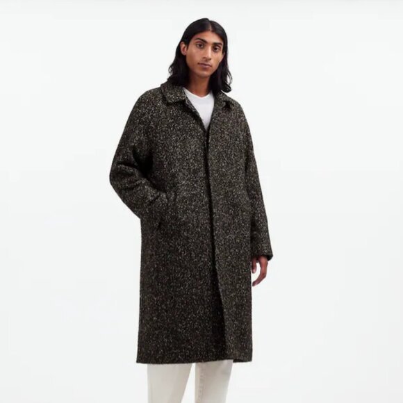 Madewell Raglan-Sleeve Topcoat in Italian Fabric - Picture 1 of 4